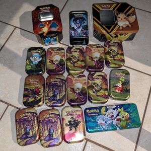 Pokemon tins collection